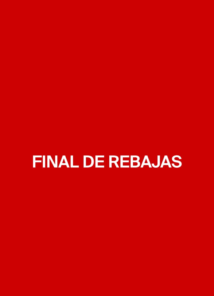 Promoción de final de rebajas con descuentos en productos de moda y accesorios