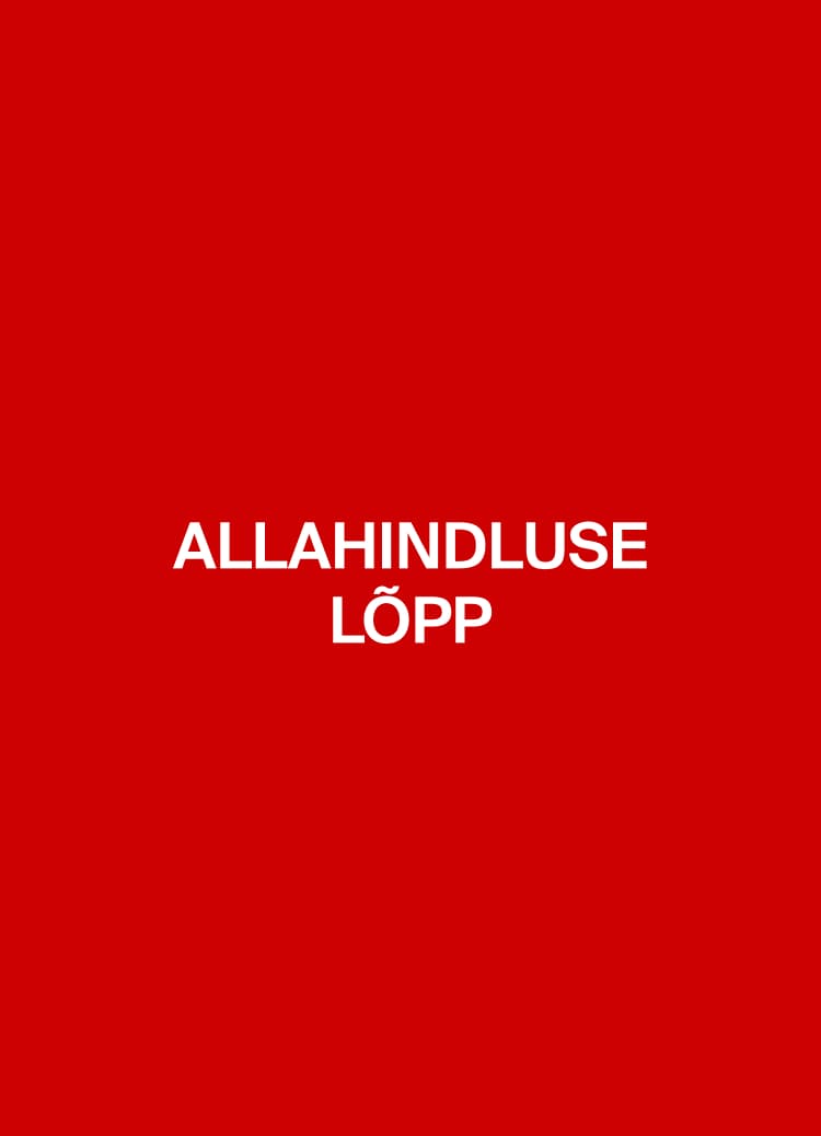 Teade allahindluse lõppemise kohta